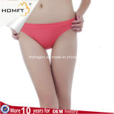 Plus Size Solid Color Cotton Thongs for Women