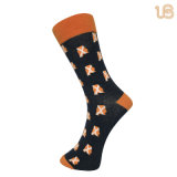 Men's Colorful High Quality Comb Cotton Sock for United States