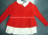 Knitted Round Neck Long Sleeve Baby Pullover (C-16)