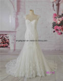 2016 Sexy Mermaid French Lace Wedding Dress Bridal Real Image