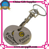 Metal Key Chain with Trolley Coin Keyring Gift