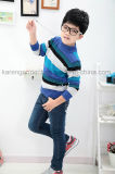 Kids Designed Striped Ribbed 100% Cotton Soft Sweater
