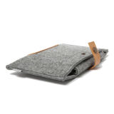 Popular Design Gray Color Felt Handbags Bag Sleeve Pouch Laptop Bag Tablet Bag (FIB008)