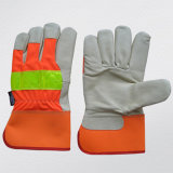 Hi-Vis Pig Grain Leather Thinsulate Lining Winter Glove
