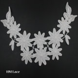 Polyester Floral Collar Decoration Lace Trim for Garment Accessories