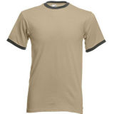 Men's Round Neck Solid Color Cotton T-Shirts