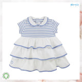 White Baby Garment 100% Organic Cotton Baby Dress