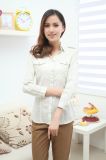Ladies White Blouse with Chest Pocket