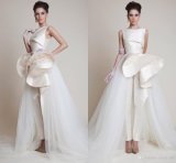 Zuhairmurad Bridal Ball Gown Tulle Satin Pants Wedding Dresses Hz110