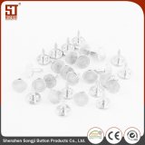 Simple Monocolor Round Metal Prong Snap Button for Trousets
