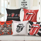 The Rolling Stones Printed Sofa Throw Pillow Cover Without Stuffing (35C0060)