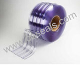 Ribbed PVC Clear Strip Curtain in Roll