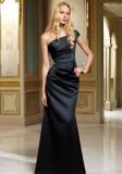 Black One Shoulder Style Fashion Beaded Bridesmaid Dresses (BD3008)