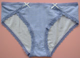 China Girl's Brief with Lace Trim and Bow