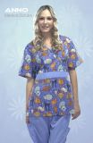 New Style Printed Scrub Medical Uniform Nursing Hospital Wear