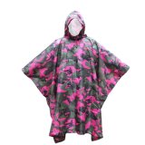 Adult Military Raincoat Single Waterproof Rain Poncho for Gardening
