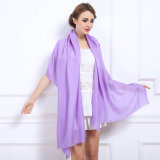 Women Fashion Plain Colors Winter Wool Shawl (YKY4520)