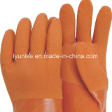 PVC Housework Gloves Waterproof Working Gloves Oil Resistant Gloves