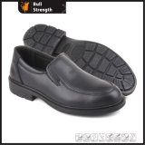 Genuine Leather Office Working Shoe with Steel Toe (SN5277)