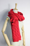 Made to Order Cable Hand Knit Winter Scarf Shawl