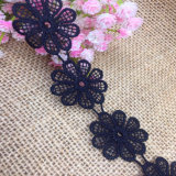 High Quality Sunflower Water Soluble Trim Embroidery Lace