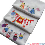 High-Quality Embroidered Cotton Kitchen Tea Towel