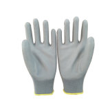 Free Samples 13G Gray PU Coated Nylon Gloves