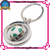 Metal Key Chain with 3D Football Key Ring