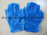 Blue Disposable Powered or Power Free Vinyl Gloves for Examination Puropose