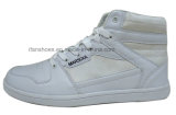 White Color High Cut Casual Shoes Simple Design for Men and Women Both