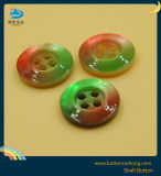 High Quality Nature Colorful Shell Button with 4 Holes