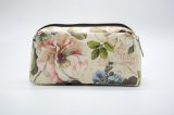 Fashion Cosmetic Bag Travel Flowers and Leaves Printing Women Makeup Bags Female Zipper Cosmetics Bag Travel Make up Case Pouch