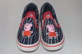 Children's Canvas Shoes with Kitty Printing