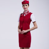 2016 Wholesale Women Professional Slim Airline Stewardess Uniforms