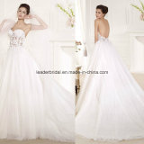 Strapless Bridal Wedding Dresses Tulle Chapel Train Ball Gowns Z2059