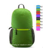Dark Green Hiking Unisex Nylon Folding School Backpack Bag