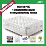 Spinal Protective 5 Zones Pocket Spring Memory Foam Mattress (HP102)