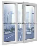 Customized UPVC/PVC Plastic Window/Sliding/Casement/Fixed Window with Mosquito Net (TS-051)