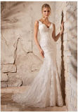 Lace Beaded Mermaid Bridal Wedding Dresses 2708