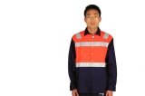 Orange Navy Hi Vis Reflective Safety Fire Protective Workwear
