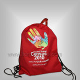 Tailored Logo Printed Polyester Sports Campaign Fans Drawstring Backpack
