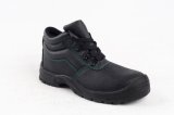 S1p Full Grain Leather/Cow Split Leather Safety Shoes Sy5010