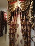 Chenille Jacquard Curtain Decoration Curtain (KS-161)