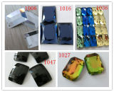 Choose by Style Rectangle Glass Flat Back Stone for Clothing Decoration