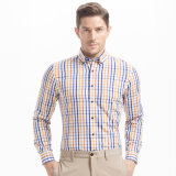 Spring Flannel Plaids Shirt Long Sleeve Casual Shirt Men Shirt