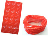 China Factory Produce Customized Design Printed Red Seamless Neck Tubular Scarf