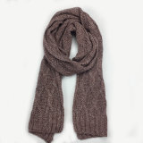 Mens Womens Unisex Multiple Cable Neck Warmer Thick Cashmere Feel Winter Knitted Scarf (SK804)