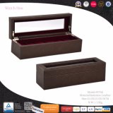 2018 New Styles Wooden Watch 6 Slots Display Box with Clear Window (8766)