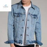 Hot Sale Men Light Blue Long Sleeve Denim Jackets by Fly Jeans