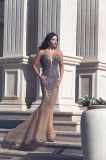 Sexy Party Prom Dress Silver Beading Celebrity Evening Dresses B198